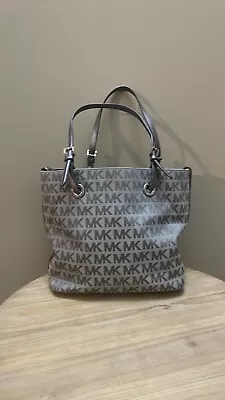 Used Michael Kors Tote Bag Metallic Gray EXCELLENT Condition • $70