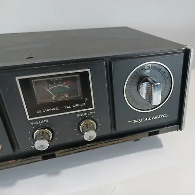 $98 • Buy NICE Vintage Realistic Navaho TRC-440 40-Channel Base CB Radio Transceiver Works