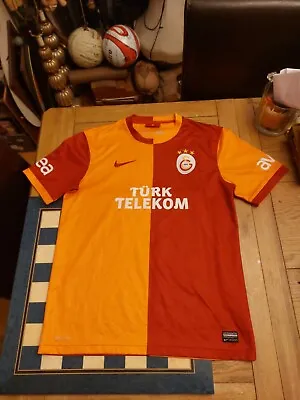 GALATASARAY FC Home Football Shirt Nike 2013-14 Medium • £29.99