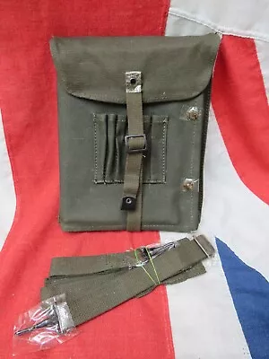 1958 Pattern Surplus British Army Military Webbing Map Case O/G Olive Green 58P • £29.95