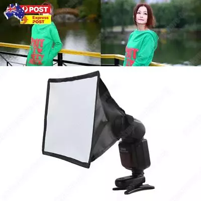 NEW Mini Diffuser Universal Flash Diffuser Reflector Softbox For Nikon For Canon • $9.04