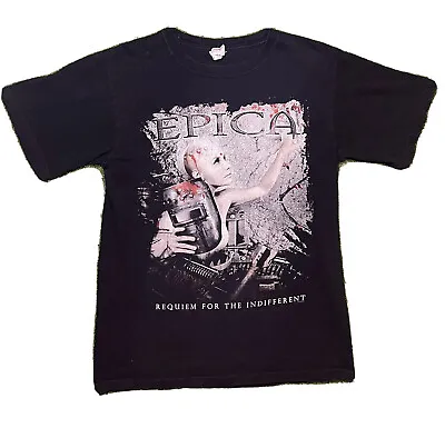 EPICA Requiem For The Indifferent - EUROPEAN TOUR - 2012 T-shirt Size S Small • $12