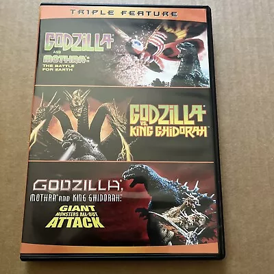 Godzilla And Mothra /Vs. King Ghidorah / Giant All-Out Monsters DVD RARE OOP R1 • $39.99