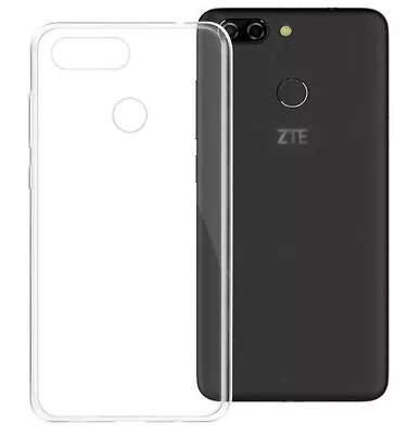 For ZTE BLADE V9 VITE CLEAR CASE SHOCKPROOF ULTRA THIN GEL SILICONE TPU COVER • $8.75