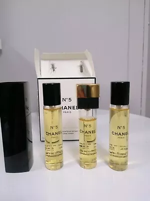  Genuine Chanel No5 Twist And Spray Eau De Toilette Purse Spray • £100