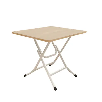 $59.90 • Buy SOGA Wood-Colored  Portable Square Surface Space Saving Folding Desk Table