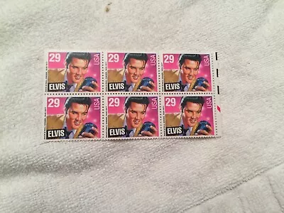 Elvis Presley US Stamps 29 Cents Sheet Of 6 • $7