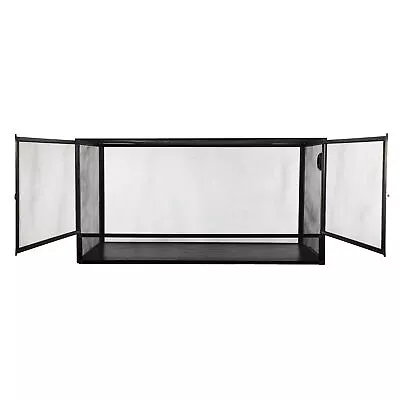 Large Reptile Screen Cage 46”x24”x24” 110 Gal Whole Mesh Tank Low Habitat  • $179.99