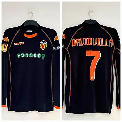 Valencia | Away Football Shirt | 2009-10 | David Villa 7 | Medium • £80