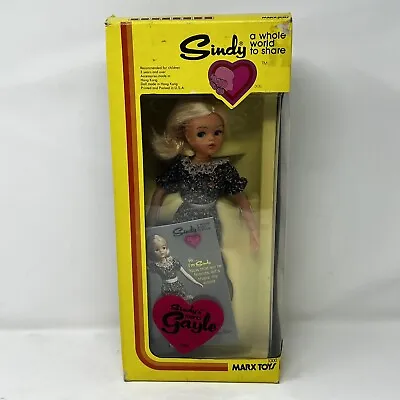 Vintage 1978 Marx Sindy Doll In NIB W/Original 5-Page Insert Booklet • $59.99