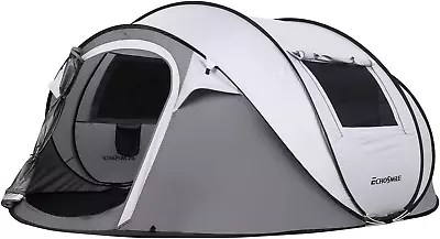 Camping Instant Tent 2/4/6/8/10 Person Pop Up Tent Water Resistant Dome Tent Eas • $146.88