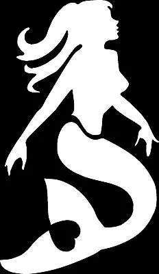 Mermaid Silhouette Vinyl Car Truck Window Bumper Sticker Decal US Seller • $6.79