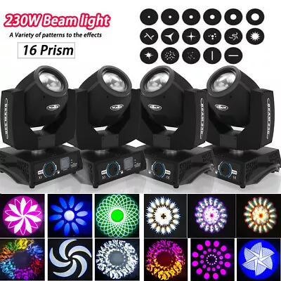 230W 7R Zoom Moving Head Beam Sharpy Stage Lighting 16 Prism DMX Party DJ Light • $639.98