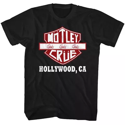Motley Crue Girls Girls Girls Hollywood CA Men's T Shirt Heavy Metal Merch • $27.50