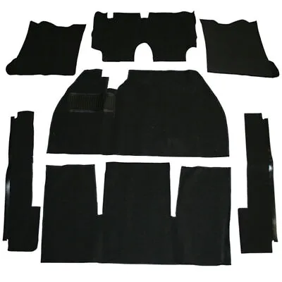 Empi 3911 Black 7 Piece Carpet Kit Vw Bug / Beetle 1969-1972 No Foot Rest • $179.95