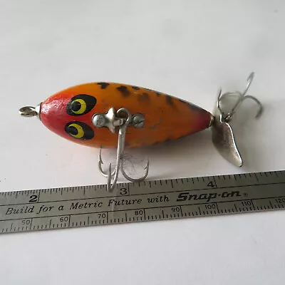 Fishing Lure  Unknown 2   Vintage Wood   Smithwick Buck &bawl ? Yellow Coach-dog • $9.99