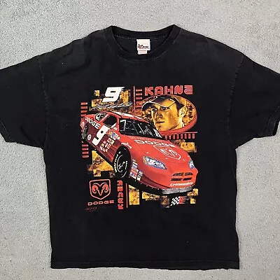 Kasey Kahne Black Nascar Car Racing T Shirt Motorsports Chase Authentics 2XL • $17.95