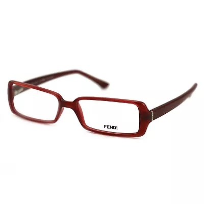 Fendi Women's Eyeglasses FF 882 608 Red Frame Glasses 52 15 135 Rectangle • $29.95