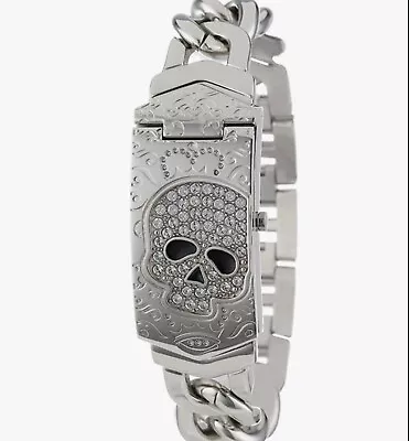 Marc Ecko Men's 'ID Bracelet' Quartz Stainless Steel Dress Watch • £128.03