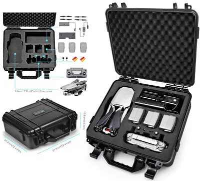 $129.72 • Buy Waterproof Hard Carrying Case For DJI Mavic 2 Pro Mavic 2 Zoom Mavic 2 Fly More.