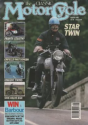 BSA Star Twin   Enfield Watsonian Sidecar  Vincent Twins  BSA Side-Valve  8/1991 • $14