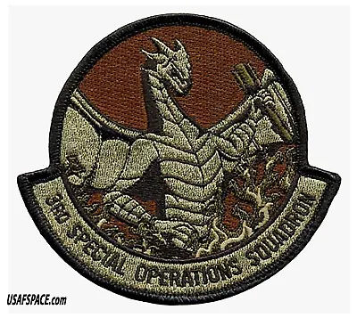 USAF 3rd SPECIAL OPERATIONS SQ-3 SOS-DRAGON-MQ-9-REAPER-Cannon AFB-OCP VEL PATCH • $10.95