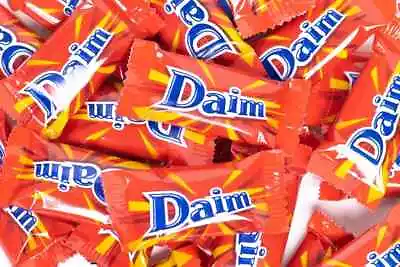 50 X Original Cadbury Mini Bite Size Daim/Dime Chocolate Bars. BB February 2024 • £11.95