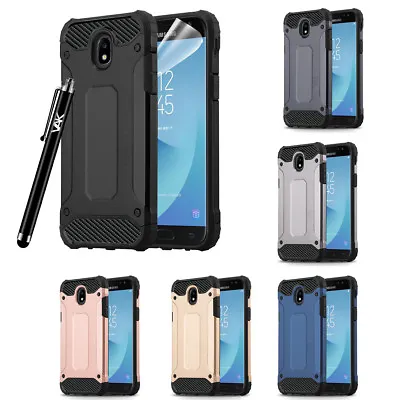 Case For Samsung Galaxy J3 2017 Phone Shockproof Rugged Armor Hard Back J3 Cover • £5.95