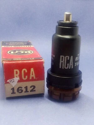 $11.99 • Buy Vintage Tested Strong RCA 1612 Metal Vacuum Tube