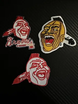 (3) Atlanta Milwaukee Braves Classic Retro Logo Embroidered Patches New ⚾️ • $12