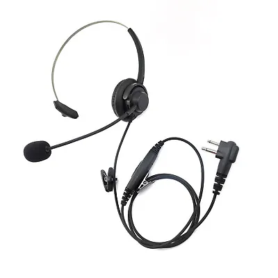 Single Muff Boom Mic PTT Headset For Motorola Radios CP200 CLS1110 RDM2070D • $20.99