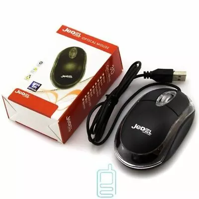 £4.95 • Buy Wired Usb Optical Mouse For Pc Laptop Mac Computer Scroll Wheel Red Led Black Uk