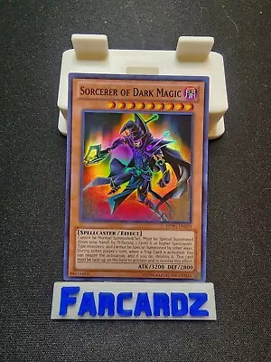 Yugioh!-Sorcerer Of Dark Magic-Super Rare-DPYG-EN010-UNLIMITED-(LP) • $9.50