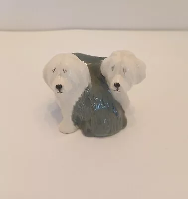 VINTAGE Beswick Of England Old English Sheepdogs 2in Tall Figurine  • £33.77