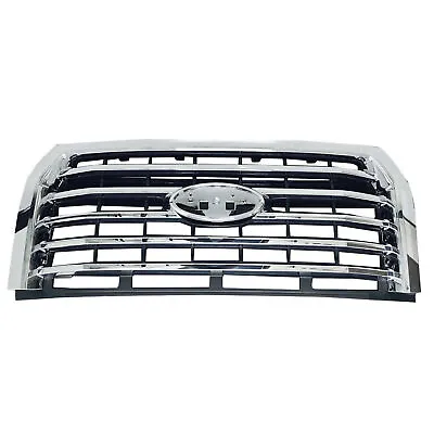 FOR 15 16 17 F-150 Chrome Front Upper Bumper Grill Grille Horizontal Style • $188.88