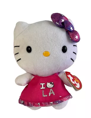 Hello Kitty Sanrio / Beanie Babies ‘I Love LA’ Plush New With Tags • $28