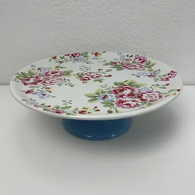 £36.99 • Buy Cath Kidston Single Tier Footed Cake Stand / Spray Flowers 12.25  Wide X 4  High