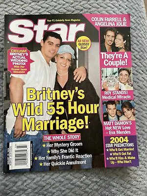 BRITNEY SPEARS “Star” Magazine 2004 Vegas Wedding • $8.99