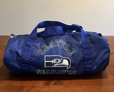 Vintage 80s/90s Seattle Seahawks Duffle Bag 18in X 8in.  ~EUC~ • $19.99