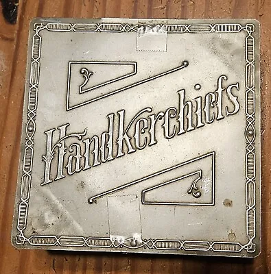 Vintage Dog Hankerchiefs - 10 In A 6x6 Inch Tin Box • $35