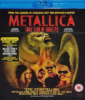 Metallica - Some Kind Of Monster 2014 Eu Blu-ray + Bonus Dvd Set New - Sealed! • $36.99