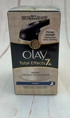 Olay Total Effects 7 In One NIGHT Firming Moisturiser 50ml Sealed • £12.95