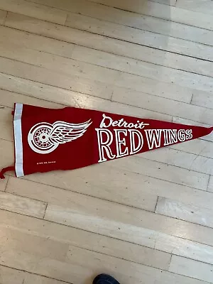 Vintage 1970 Detroit Red Wings Felt Pennant. Full Size • $12.99