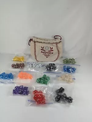 Wiz Dice Bag Of Holding: Lots Of Colorful Polyhedral RPG Dice 13 Sets • $19.54