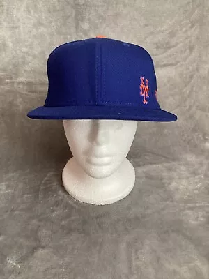 New York Mets Vintage New Era 59 Fifty Small Logo Royal Blue 7 1/4 Fitted Cap • $34.99
