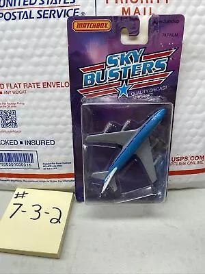 Matchbox Skybusters Quality Diecast Aircraft 747 KLM SB15 • $11