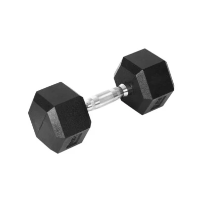 $62.99 • Buy Centra Rubber Hex Dumbbell 12.5kg Home Gym Exercise Weight Fitness Training