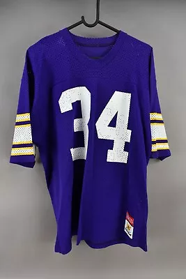 Vintage Minnesota Vikings #34 Macgregor Sand-knit Size 44 Jersey • $59.99