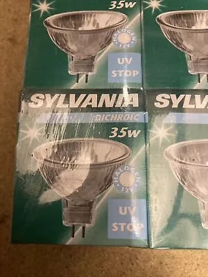 Slyvania 35W 12V MR16  GU5.3 Dichroic Lamp Light Bulb Halogen Quality • £4.50