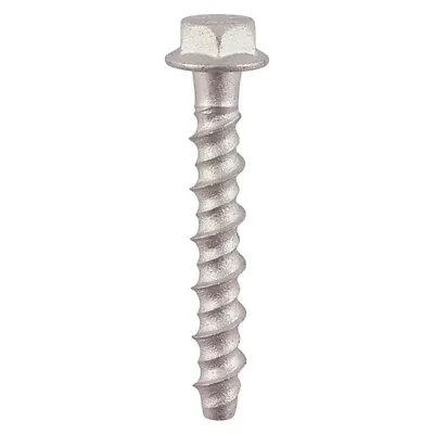 £9.38 • Buy Thunder Bolts Hex Head Steel Self Tapping Multi Fix Concrete Screw Fixing Anchor